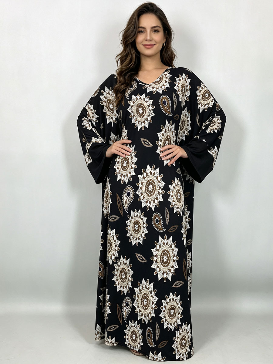 Boho Summer Beach Maxi Dress - Plus Size Maxi Dress for Women