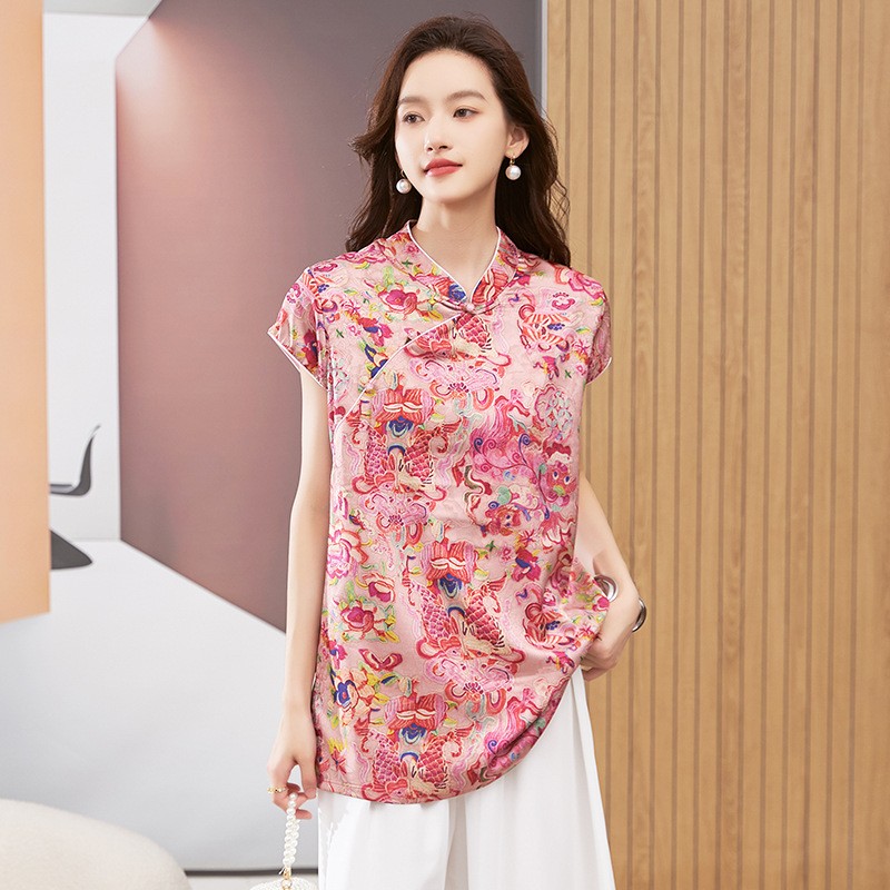 Women's Blouse Short Sleeve Ro - đánh giá và giá Blouses