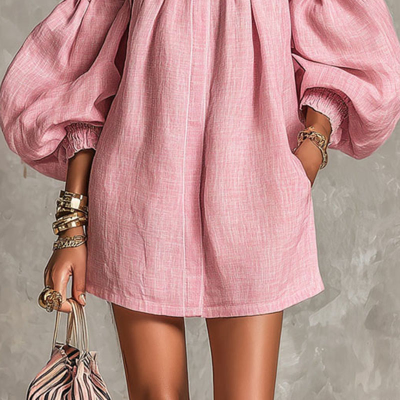 Women's Solid Off Shoulder New - đánh giá và giá Off Shoulder Puff Sleeve Sundress