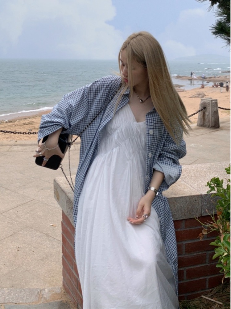 Chic plus Size Set Lazy Style  - đánh giá và giá Korean Style A Line Shirt Dress