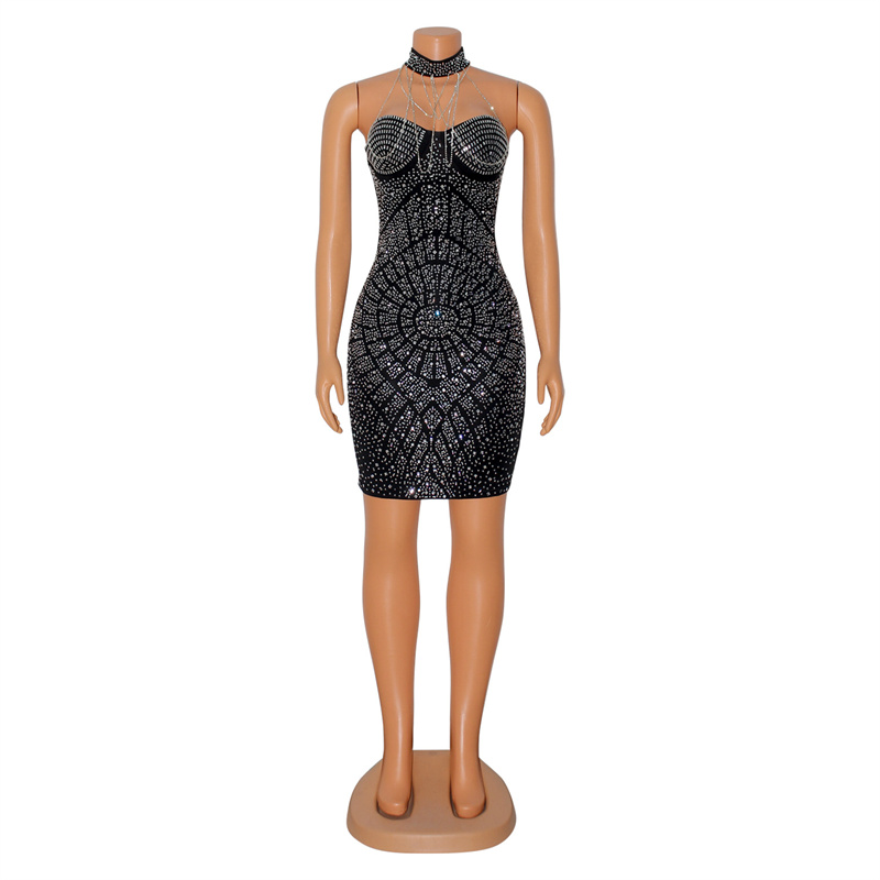 Doyerl Sparkly Rhinestones Dia - đánh giá và giá Sparkly Rhinestone Club Party Dress