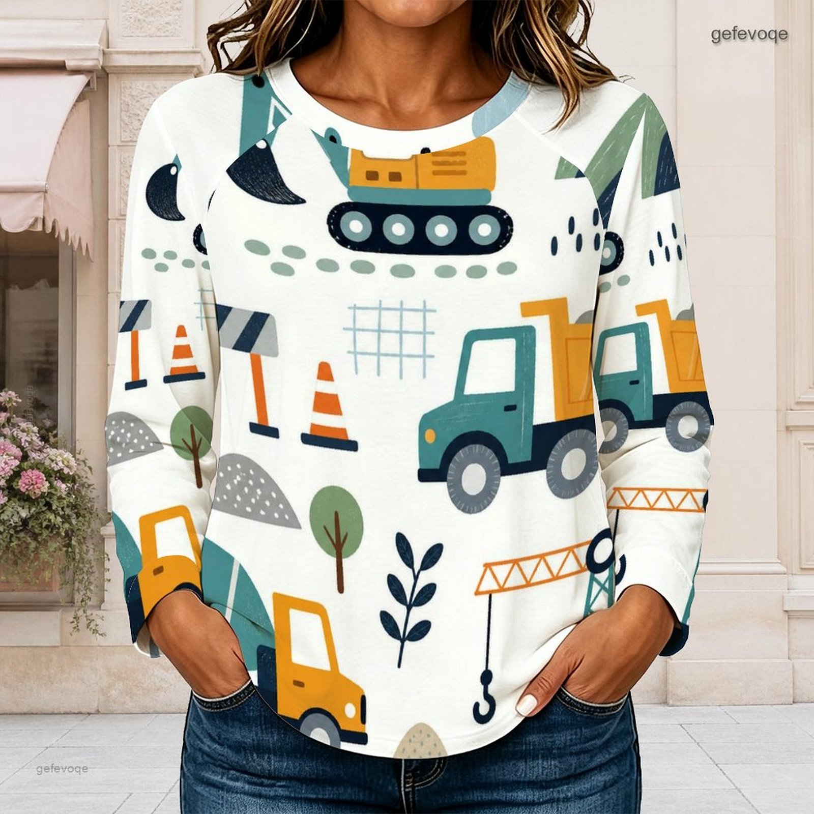 Women Crew Neck Raglan Long Sl - đánh giá và giá Blouses