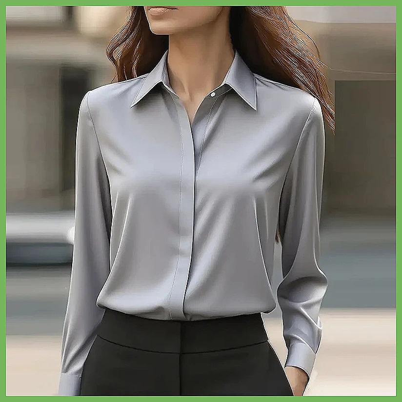 New Women's Office Blouse Long - đánh giá và giá Blouses