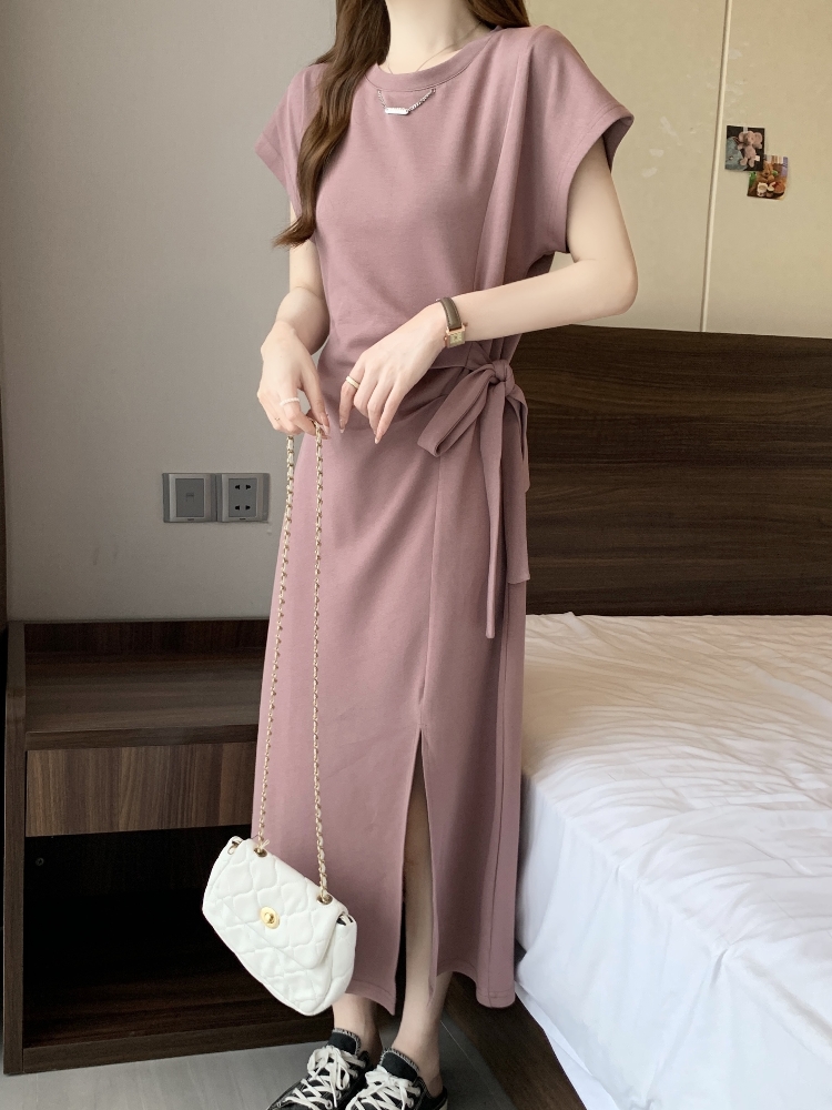 Long T-Shirt Dress Women Summe - đánh giá và giá Korean Style A Line Shirt Dress