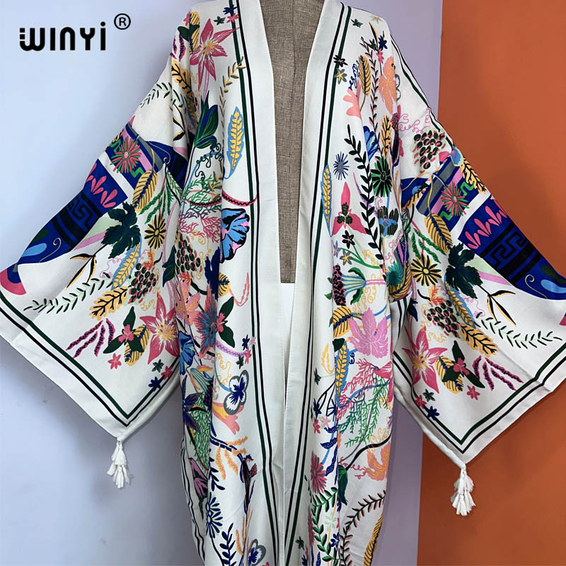 WINYI kimono new boho beach su - đánh giá và giá Boho Summer Beach Maxi Dress