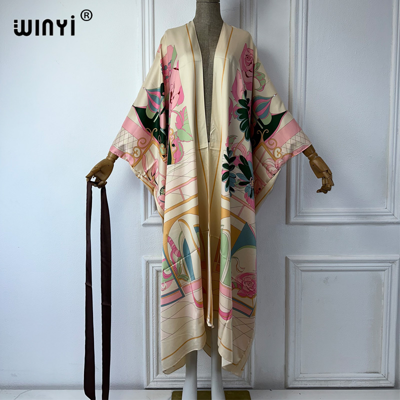 WINYI Summer Print Middle East - đánh giá và giá Boho Summer Beach Maxi Dress