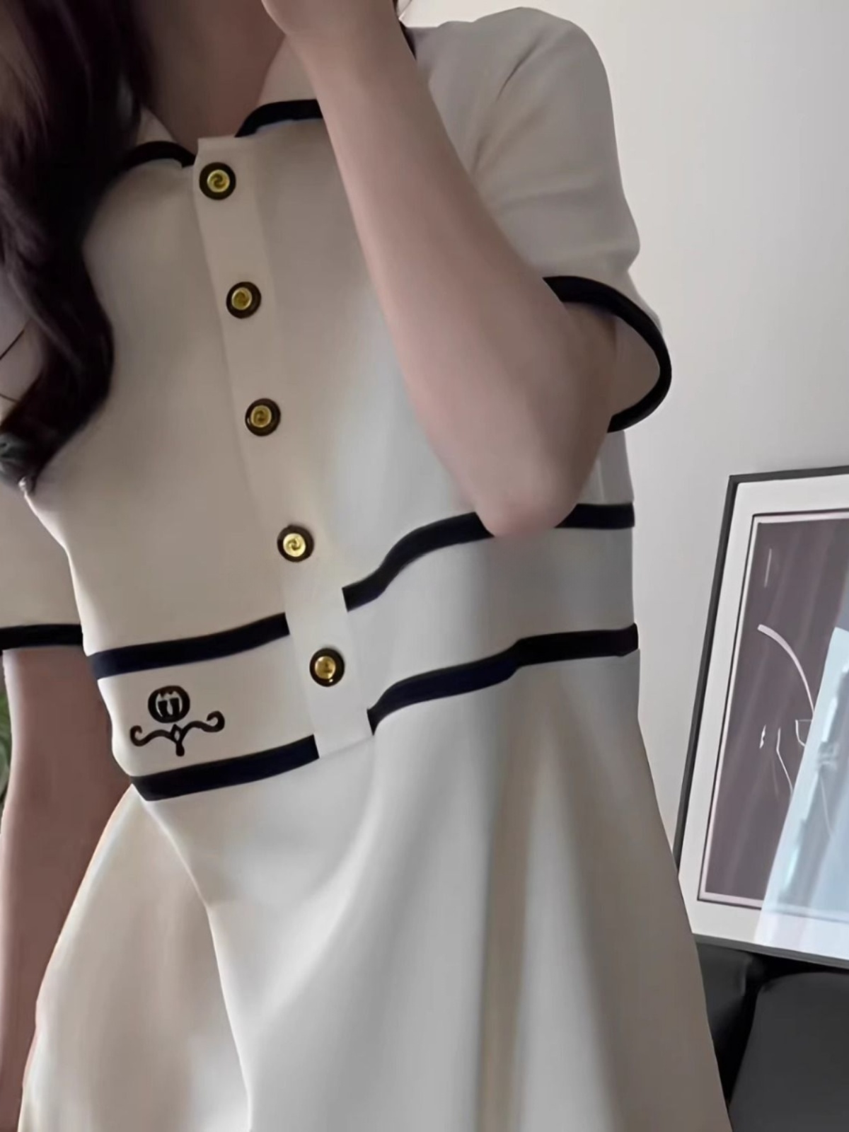 plus Size  Collar Short Sleeve - đánh giá và giá Korean Style A Line Shirt Dress