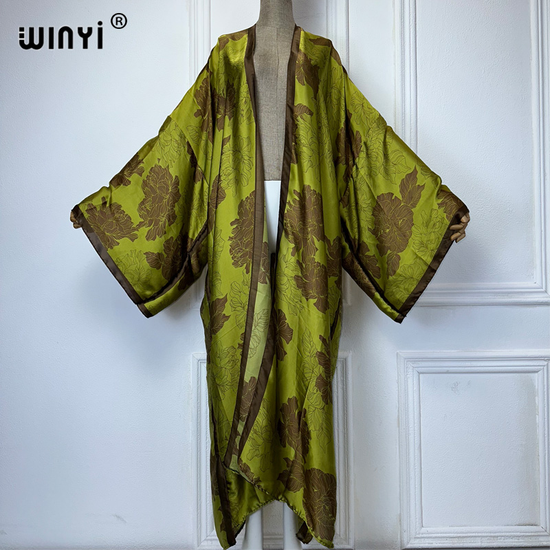 WINYI Africa boho print Kimono - đánh giá và giá Boho Summer Beach Maxi Dress