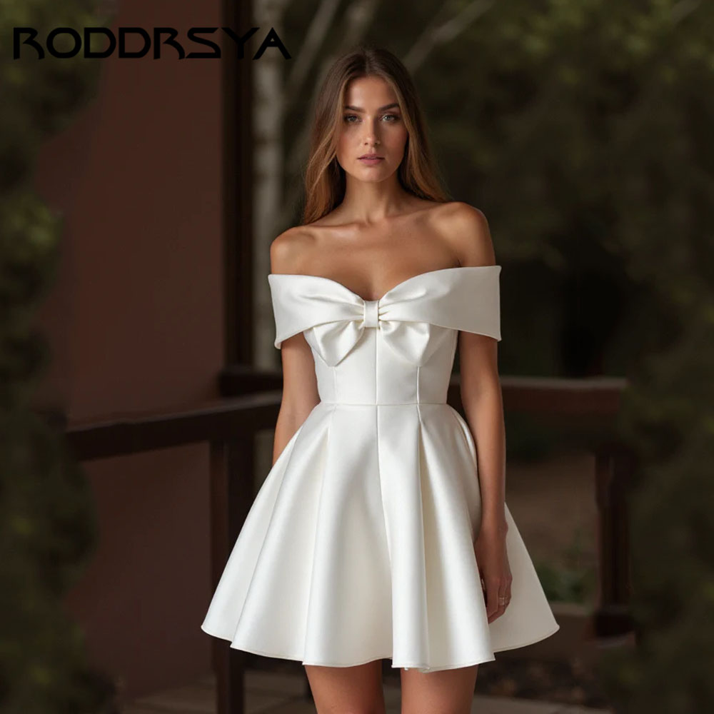RODDRSYA Short White Wedding D - đánh giá và giá Dresses
