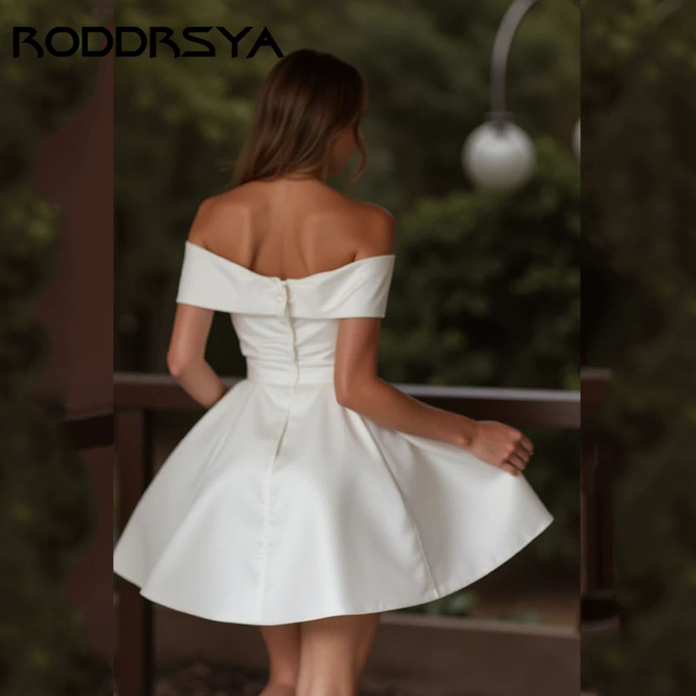 RODDRSYA Short White Wedding D - đánh giá và giá Dresses