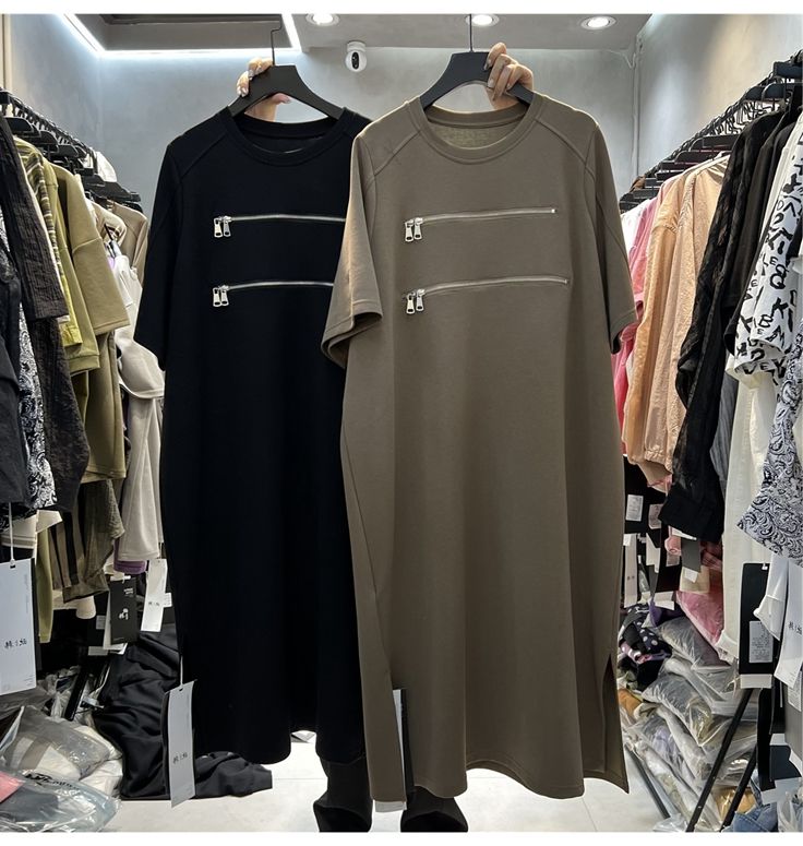 plus Size Women's Loose Short  - đánh giá và giá Korean Style A Line Shirt Dress
